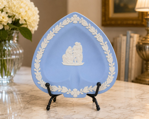 Wedgwood jasperware blue heart - wedgwood,