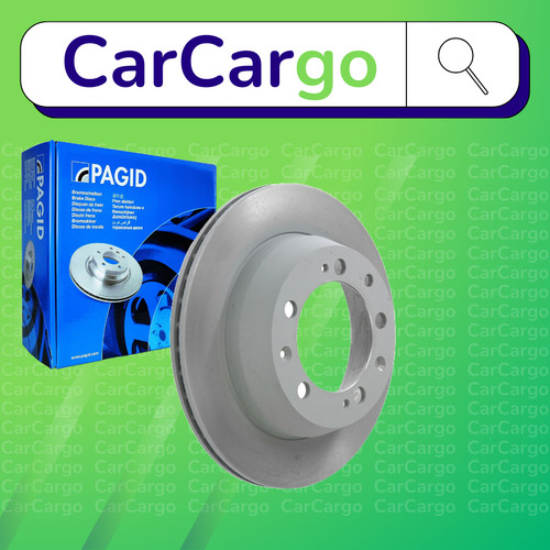 Pagid vented rear brake discs - vented,