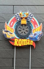 Personalised Hot Wheels Cake