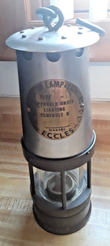 Miners lamp eccles protector - lamp,