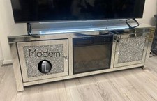 Large 150cm Mirrored Crushed