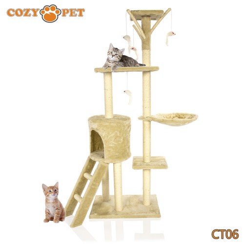Cozy pet deluxe cat tree - pet, sisal
