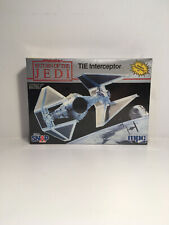 Vintage Star Wars Original MPC 1983 ROTJ Tie Interceptor Snap Model Kit MISB