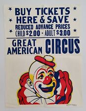 Great American Circus Poster