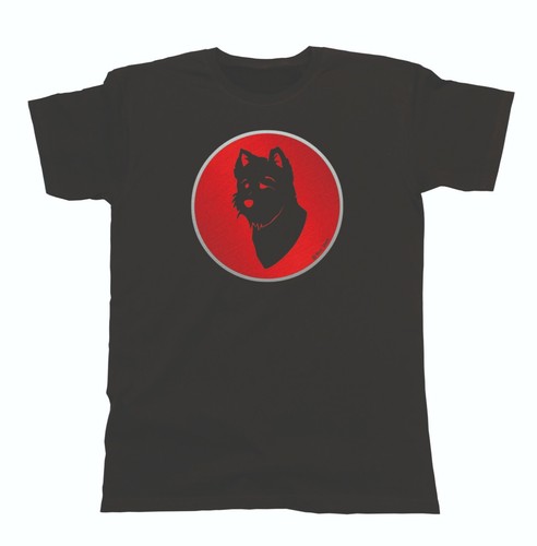 Mens dog cotton shirt retro - mens,