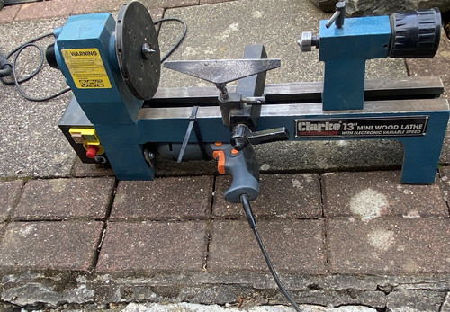 Clarke mini wood lathe - clarke, 13"