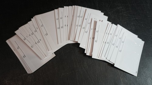 100 stamp dealer cards white - stamp,