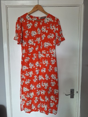 Oasis orange red floral - oasis, orange-red