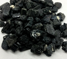 Black Tourmaline Crystal Natural Raw Stone Crystal Healing & Protection