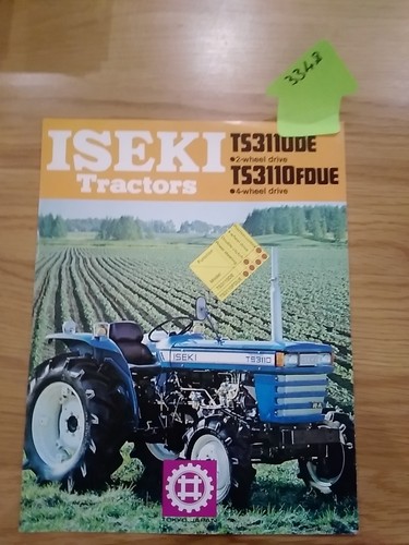Iseki tractor ts3110 - iseki,