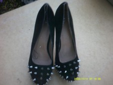 High Heeled Size 5 Womans Gothic Type Spiked shoes