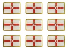 Northern Ireland | Ulster Flag Lapel Pin Badges set of 10 | Free Post UK stock