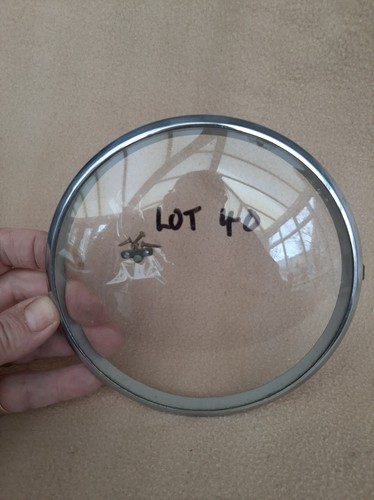 Lot chromed clock bezel - chromed,
