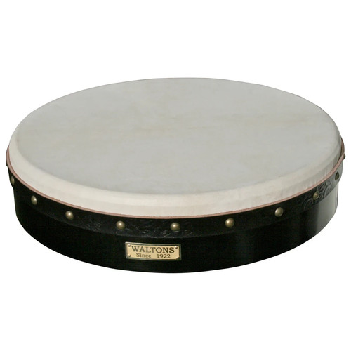 Pro deluxe bodhrán - 18", black