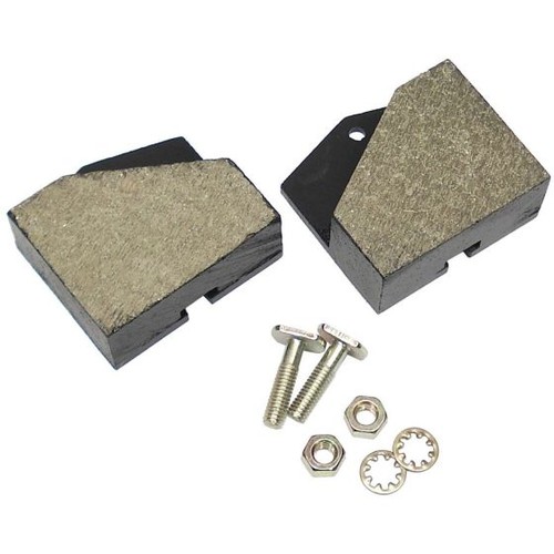 Brake pad set - pad, (square