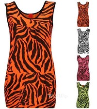 WOMEN LADIES ANIMAL ZEBRA