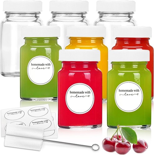 8pcs 2oz glass juice - 2oz,