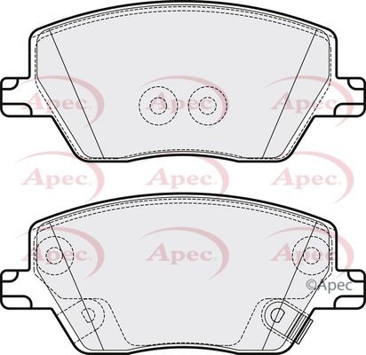 Apec front brake pad - apec,