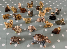Vintage Wade Whimsies Job Lot of 23 Figurines Animals ..inc tortoises, rabbit