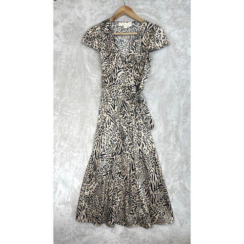 Saltwater luxe satin - satin, leopard