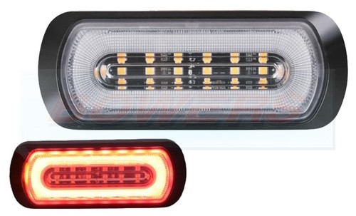 Dual function led r65 - r65, amber