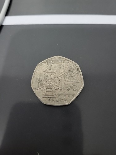 Victoria cross 50p coin - ,