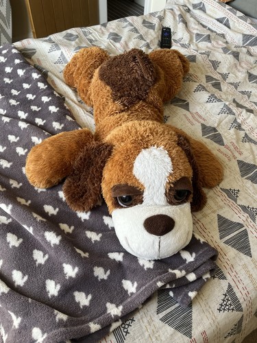 Large cuddly dog soft toy - cuddly,