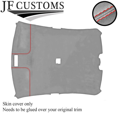 Red stitch roof lining - stitch,