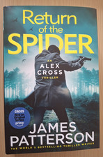 Return  of the Spider James Patterson Hardback 2025  Mint condition
