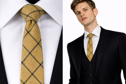 Thick wool men tie - thick, huntsman