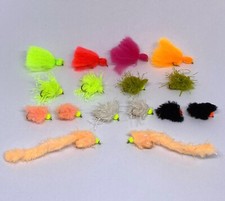 3x EGGSTASY egg Hothead Trout flies, Barbless Partridge hooks, Bung Trout Flies