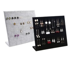 Velvet Earring Stand Holder Ear Stud Jewellery Display Organizer 60&30 Pairs UK