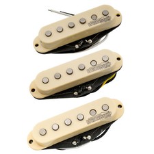 Wilkinson Cream Vintage Tone Alnico 5 Single Coil Pickup Set For Strat ST Guitar