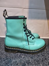 Dr Martens Doc Martens Size 5 Mint Green Smooth Leather 
