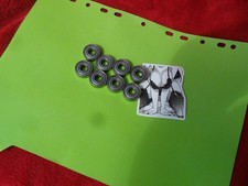 VINTAGE HUDTECH JW SKATEBOARD / LONGBOARD / CRUISER BEARINGS 1990'S