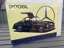 Mercedes 300SL Metal Wall Art Sign Garage Memorabilia Decor Man Cave 