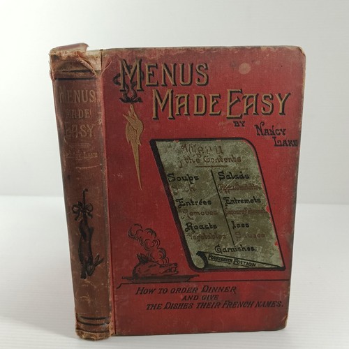 Menus made easy nancy lake - menus,