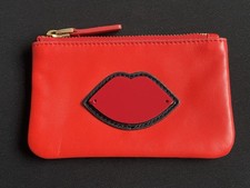 Lulu Guinness Red Lips Leather