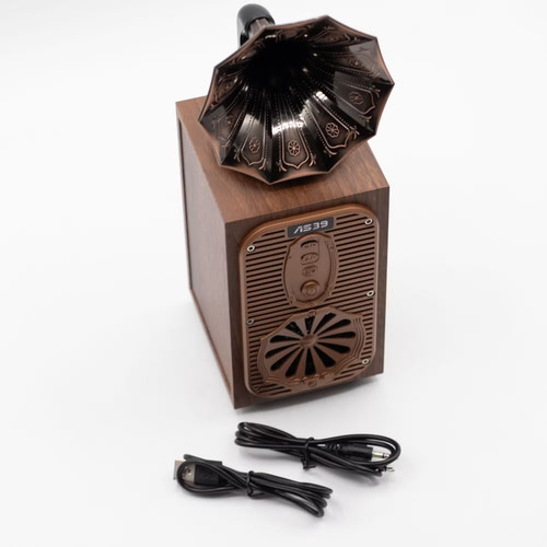 Vintage style gramophone - style,