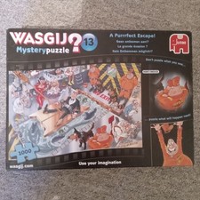 1000 PIECE JIGSAW PUZZLE (COMPLETE) – A PURRFECT ESCAPE – WASGIJ NO. 13 - JUMBO