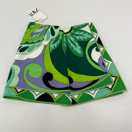 Zara green multicolor mini - green,