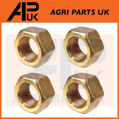 Drawbar stud axle hex nuts - 4x,