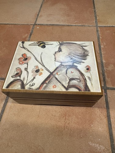 Vintage hummel style - vintage, wooden