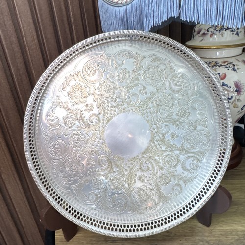 Antique vtg alpha plate silver - alpha,