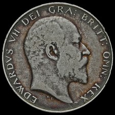 1902 Edward VII Silver Half