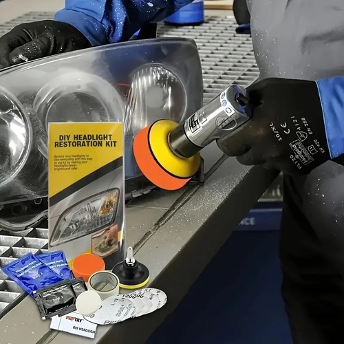 Car headlight restoration kit - headlight,