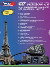 Crt micron dual band - uv,