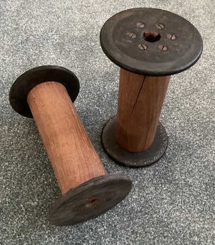 Vintage wooden bobbin - vintage,