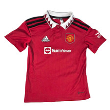 Manchester United Football Shirt 22/2023 Home Jersey Man Utd - Boys 5-6 Years
