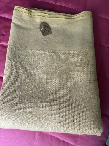 Tablecloth large lemon damask - tablecloth,